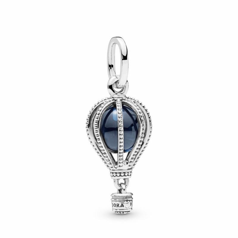 Pandora Hot Air Balloon Dangle Charm Clearance NZ, Sterling Silver (429076-RTB)